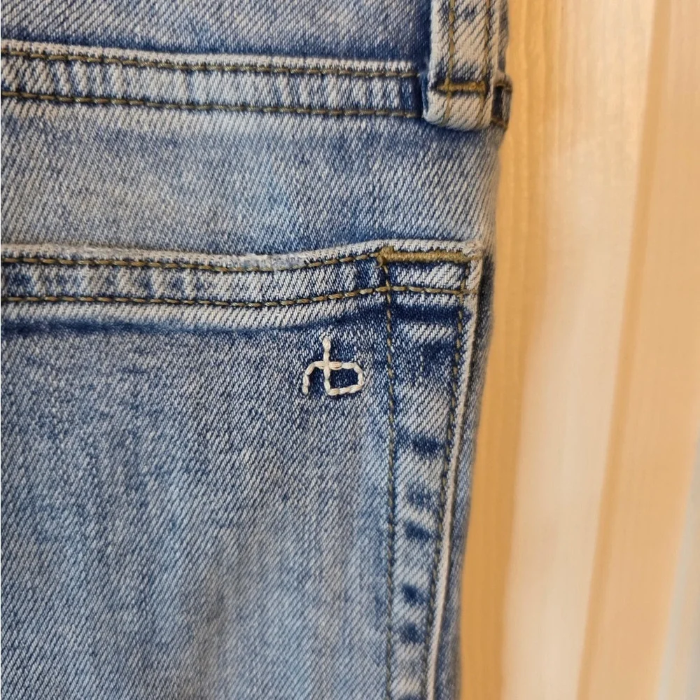 rag & bone Men's Sky Blue Slim Jeans - Picture 4 of 6